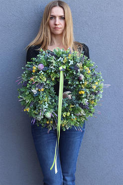 Gretera Melodia, dekoracyjny wianek na drzwi, śr.50cm