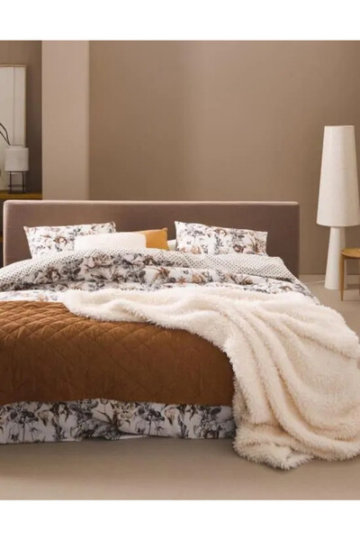 Shelley koc pled z futerkiem