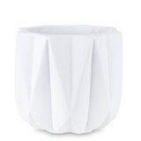 osłonka / donica Biel Geo, wym.12x13x13cm