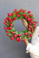 wianek z tulipanów, Witaj Wiosno Red Tulippa