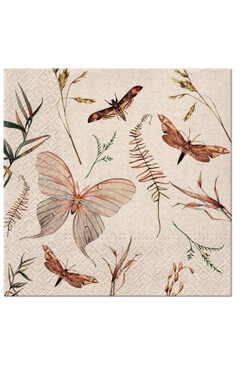 Butterfly, serwetki papierowe z nadrukiem, kpl.20szt