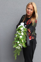 Tulipe, elegancka girlanda nagrobna