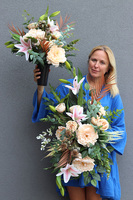 Idealia, komplet dekoracji nagrobnych, kompozycja & bukiet