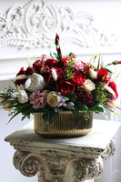 bogata kompozycja w złotym naczyniu, Goldie & Red 2