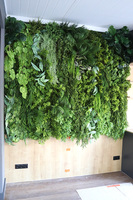 EcoGreen Wall B, zielona ściana z roślin sztucznych panel, 1m kwadratowy