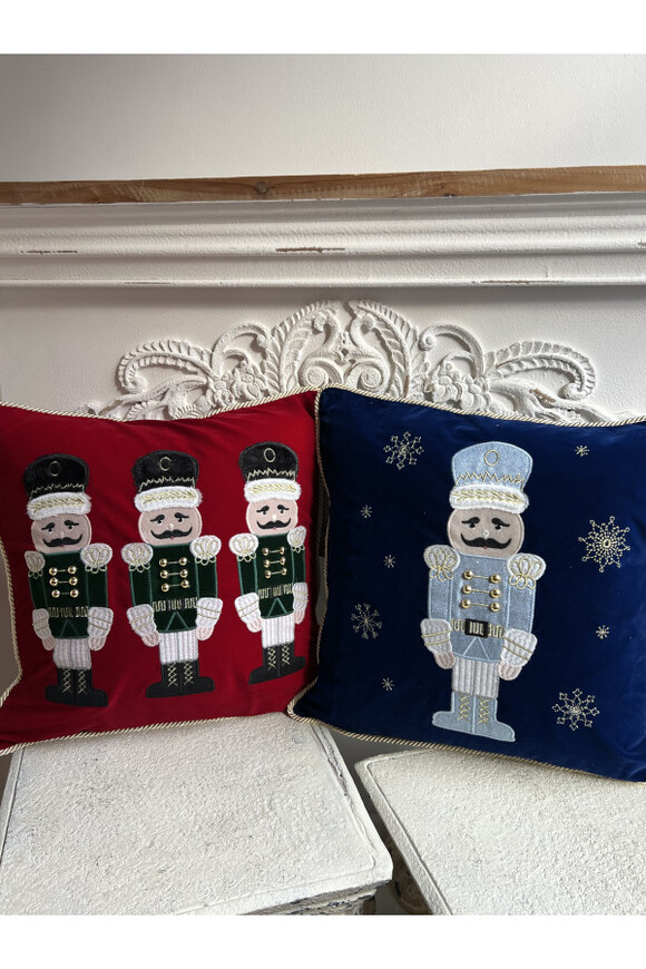 Christmas Mood, poszewka dekoracyjna świąteczna, Dziadek Niebieski