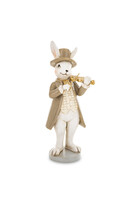 Bunny Cottage Beige, figurka wielkanocna zajączek