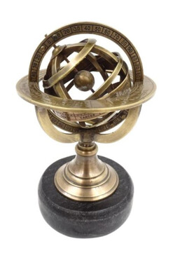 Black Rock, astrolabium mosiężne, wys.15cm
