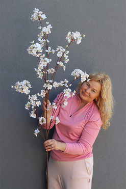 OD RĘKI Jabłonka XXL, gałązka sztucznej kwitnącej jabłoni, dł.150cm