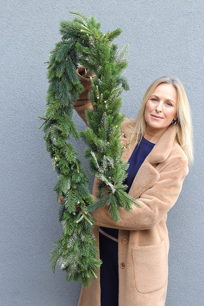 Zimowa Puszcza, zimowa girlanda dekoracyjna