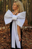 Velvet Papillon, welurowa kokarda pluszowa XL