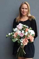 Kawowa Volcan, komplet dekoracji nagrobnych