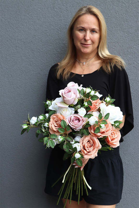 Kawowa Volcan, komplet dekoracji nagrobnych