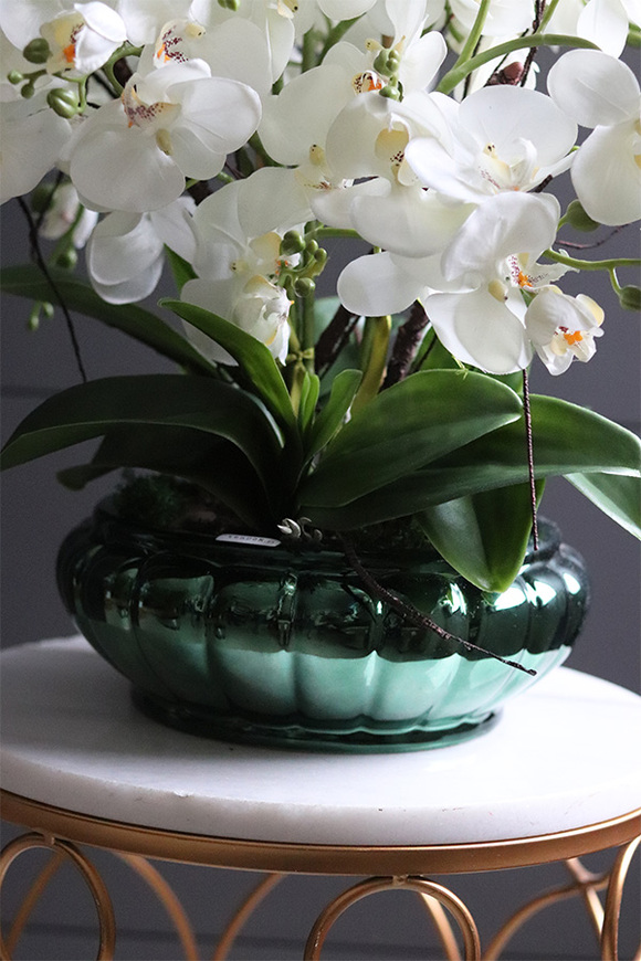 Greendeco, wysokiej jakości sztuczny storczyk