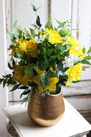 kompozycja z żonkilami, Żółta Wiosna Gold, wys.57cm