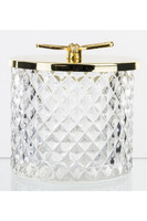 Złota Ważka A, dekoracyjny pojemnik / amfora szklana