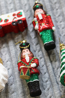 zestaw zawieszek choinkowych Toys, Czerwono-Zielona Kraina