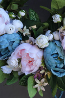 duży wianek z chwostem, Peonya, śr.54cm 