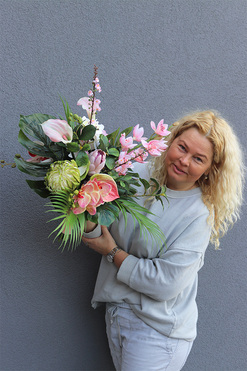 Hawaje 2, bukiet do wazonu, dł.56cm