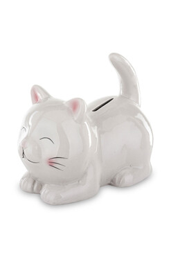 Kotek, skarbonka ceramiczna, wym.15x18x12cm