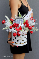 Alicja w Krainie Czarów, jesienny flowerbox na halloween