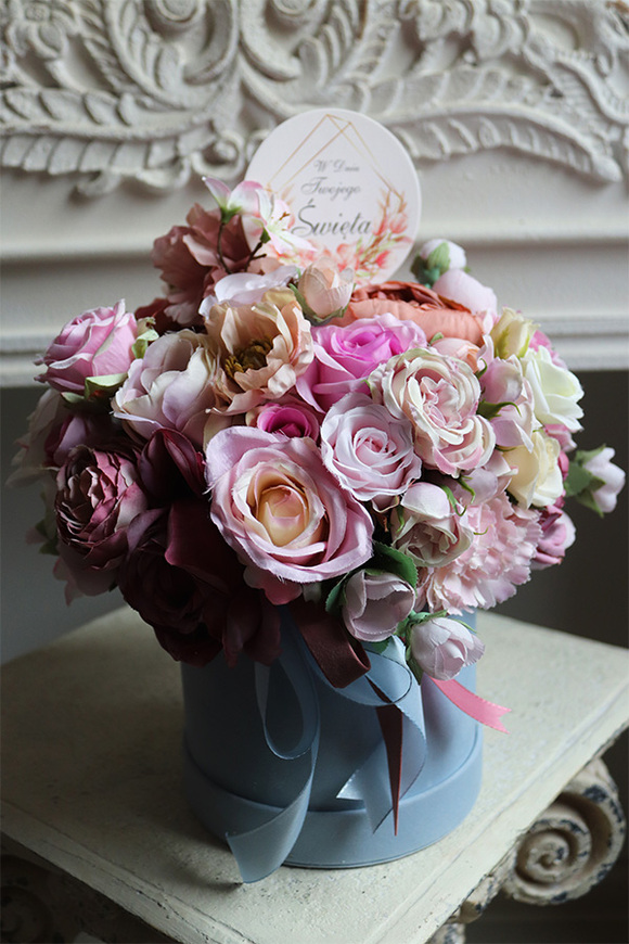 Cecilla, welurowy flowerbox