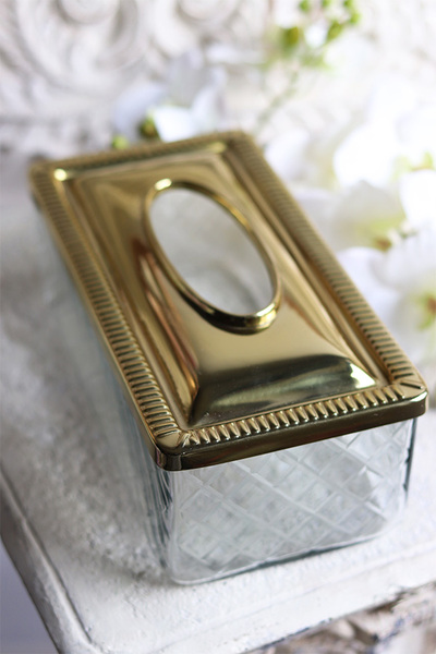 Lux Villa Gold Glamour, chustecznik / pojemnik na serwetki