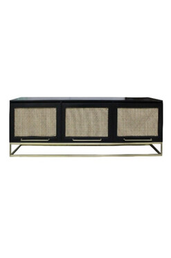 Modern Black szafka RTV 1, wym.61x198x40cm