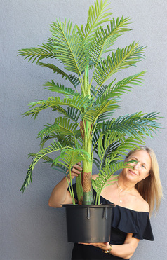 Areca Palma Saute 2, sztuczna roślina do twojej donicy, wys.107/127cm 