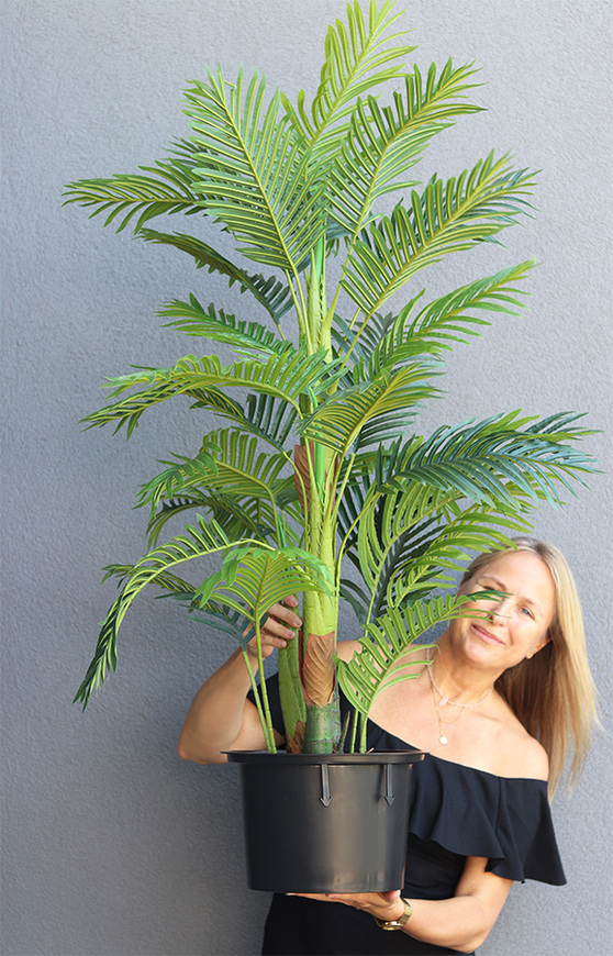 Areca Palma Saute 2, sztuczna roślina do twojej donicy