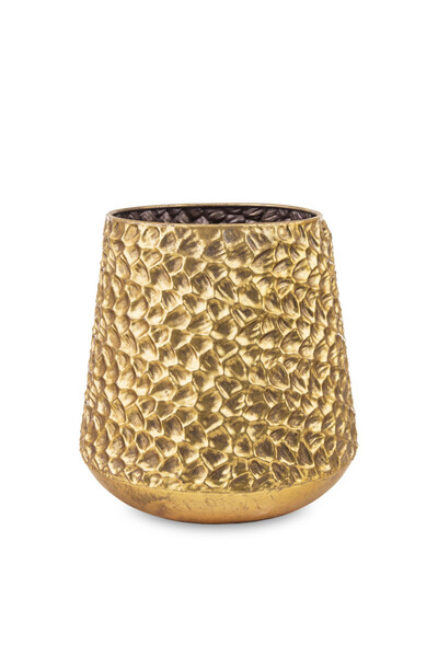 Golden Knot, metalowy wazon osłonka