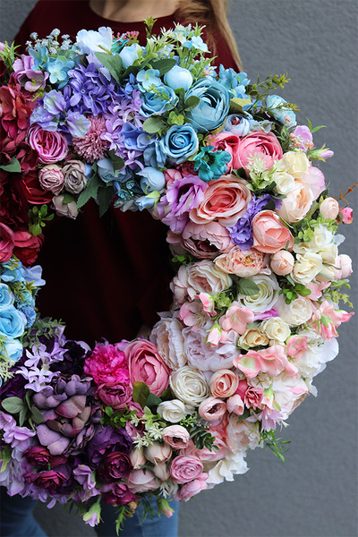 Caryca Katarzyna Dreamiosa 2, bogaty wianek na drzwi