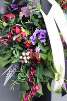 Vincenza, elegancka wiązanka nagrobna, dł.80cm