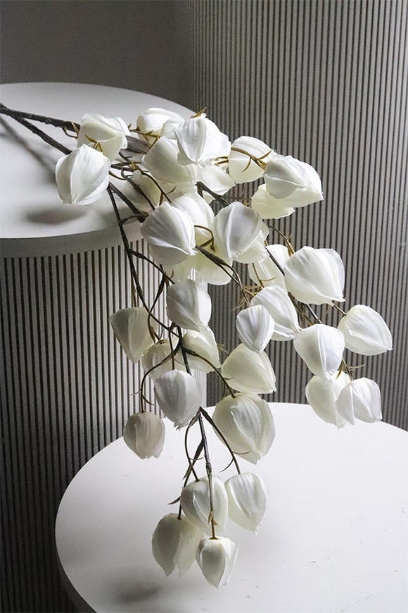 Miechunka, gałązka sztuczny kwiat	