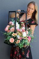 Angelo Garden Pastellina, dekoracja nagrobna z aniołem, wym.59x60cm 