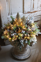 Złota Legenda Big, świąteczny stroik na brzozie