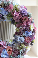  Ilena Romantyczne Hortensje, gęsty wianek na drzwi