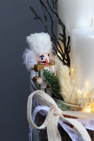 Kraina LED, adwentowy stroik w szkle