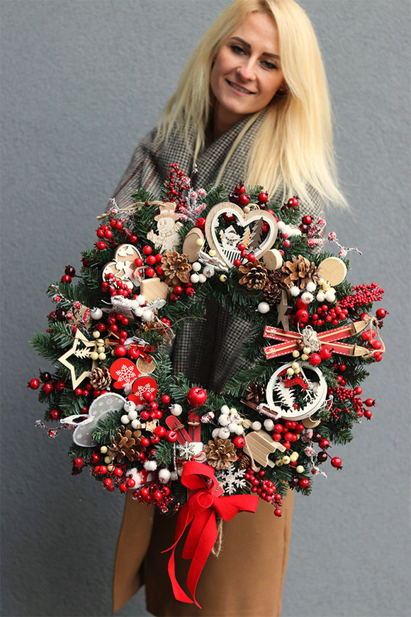 Święta with tenDOM, bajeczny wianek bożonarodzeniowy