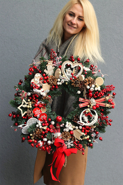 Święta with tenDOM, bajeczny wianek bożonarodzeniowy