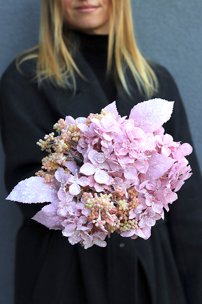 Pink Winter, zimowa kompozycja w osłonce