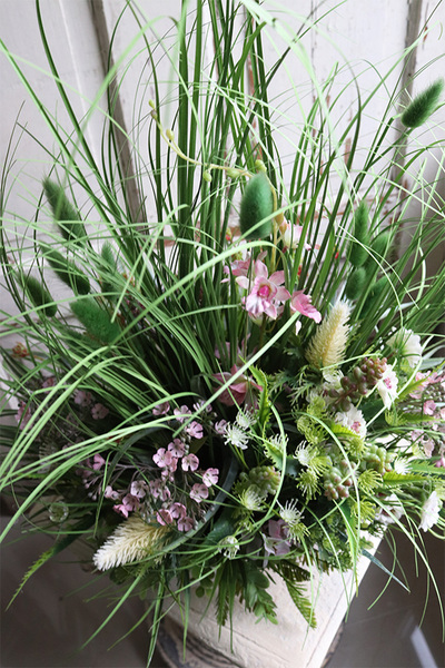 kompozycja traw i polnych kwiatów, Letnia Łąka, wys.60cm