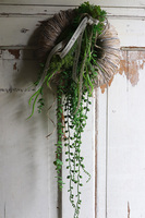 ozdobny wianek na drzwi, Zielona Mila, śr.26cm 