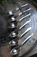 OD RĘKI posrebrzane łyżeczki do herbaty Aplis, komplet 6szt. w ozdobnym pudełku 