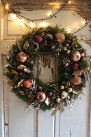 Miedziane Święta, wianek świąteczny