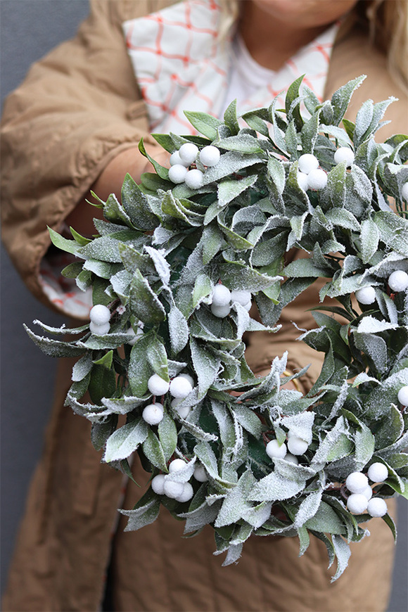 Jemioła, zielony wianek świąteczny