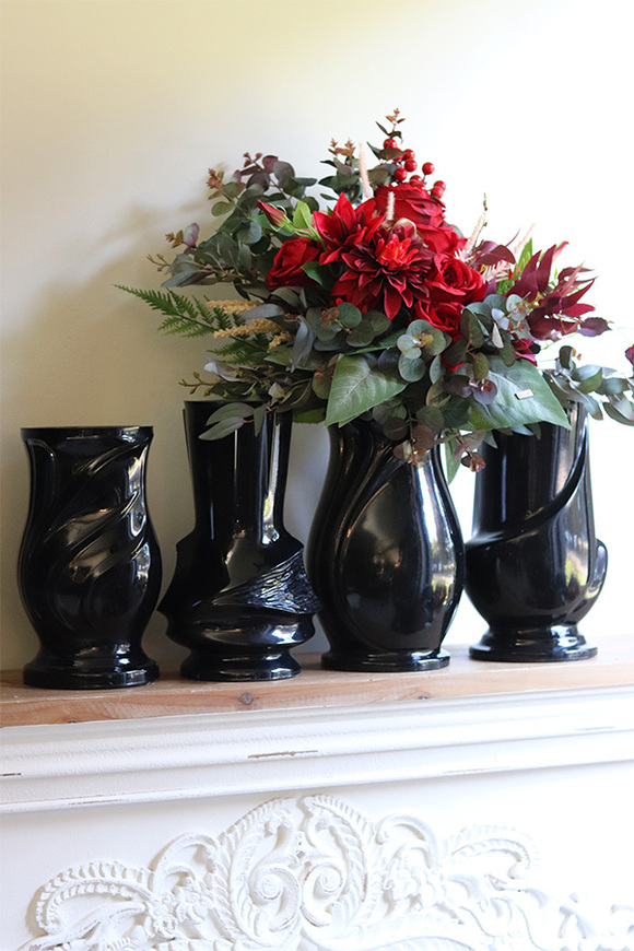 Czerń Żałobna ciężki flakon nagrobny