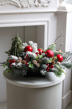 Klasyczny Decor, świąteczny stroik, wym.25x50x23cm