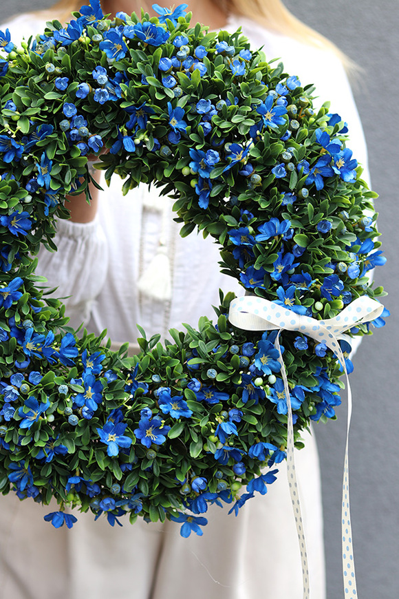 Klittere, wianek dekoracyjny na drzwi, śr.40cm