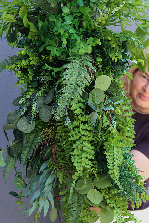 Green Garland, zielona girlanda ze zwisami